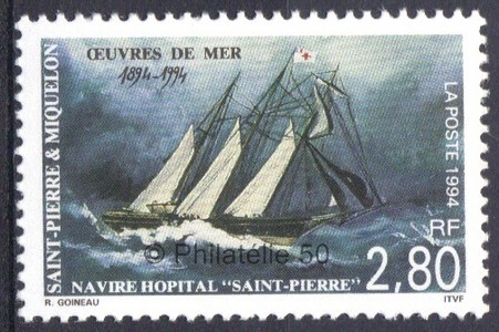 598 timbre de collection de Saint-Pierre et Miquelon Philatélie 50 1994