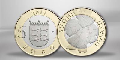 5 € Finlande 2011 - 7 - pièce euro de Finlande 2011