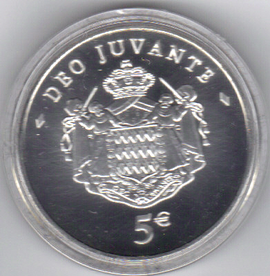 5 € Monaco 2008 verso - Philatelie - pièce de monnaie commémorative Monaco