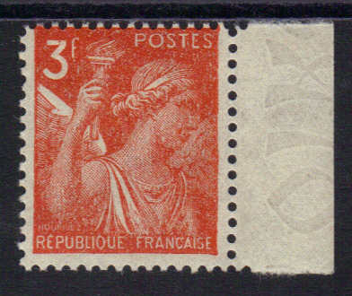655a - Philatelie - timbre de France avec variété