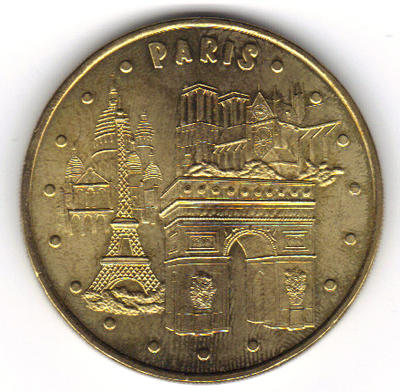 7501OT2-01 - Philatelie - médaille touristique Monnaie de Paris - jeton touristique
