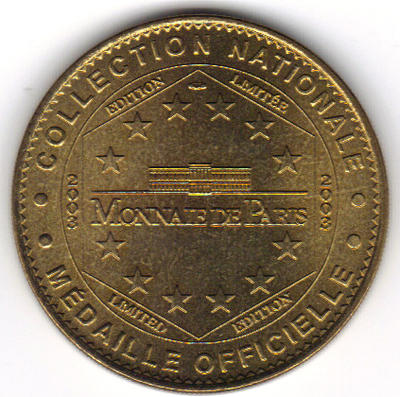 7516MG1-03-2 - Philatelie - médaille touristique Monnaie de Paris - jeton touristique