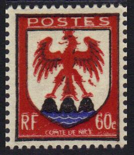 758 - Philatelie - timbre de France de collection avec variété