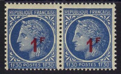 791 - Philatelie - timbre de France avec variété