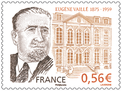 Philatélie 50 - timbre de France adhésif Eugène VAILLE