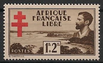 AEF155 - Philatélie - Timbre d'afrique equatoriale française N° Yvert et Tellier 155 - Timbres de colonies françaises