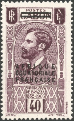 AEF22** - Philatélie 50 - Timbres d'AEF N°22 émis en 1936