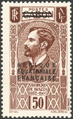 AEF23** - Philatélie 50 - Timbres d'AEF N°23 émis en 1936