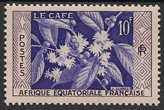 AEF236 - Philatélie - Timbre d'afrique equatoriale française N° Yvert et Tellier 236 - Timbres de colonies françaises