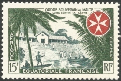 AEF237** - Philatélie 50 - Timbres d'AEF N°237 émis en 1957