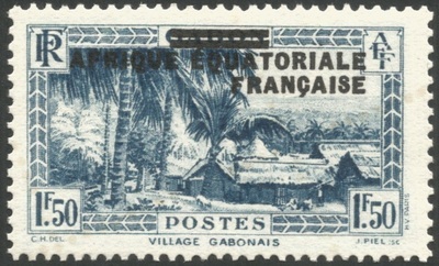 AEF25** - Philatélie 50 - Timbres d'AEF N°25 émis en 1936