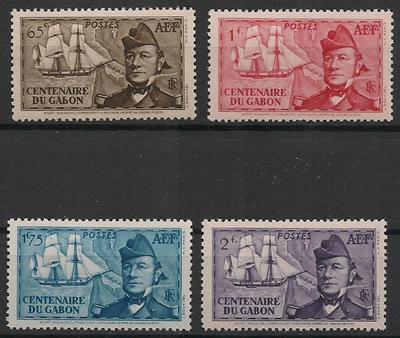 AEF66-69 - Philatélie - Timbre d'afrique equatoriale française N° Yvert et Tellier 66 à 69 - Timbres de colonies françaises