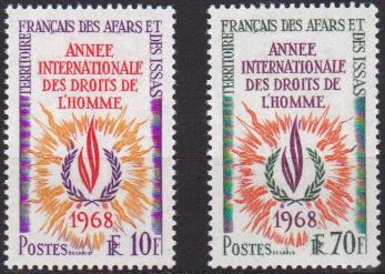 AFARS341-342 - Philatélie - Timbres d'Afars et Issas N° Yvert et Tellier 341 à 342 - Timbres de collection