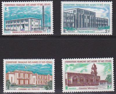 AFARS343-346 - Philatélie - Timbres d'Afars et Issas N° Yvert et Tellier 343 à 346 - Timbres de collection
