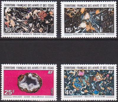 AFARS368-371 - Philatélie - Timbres d'Afars et Issas N° Yvert et Tellier 368 à 371 - Timbres de collection