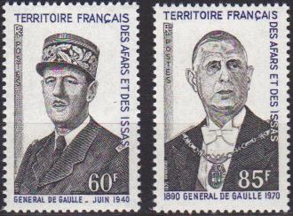AFARS375-376 - Philatélie - Timbres d'Afars et Issas N° Yvert et Tellier 375 à 376 - Timbres de collection