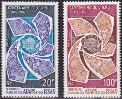 AFARS388-389 - Philatélie - Timbres d'Afars et Issas N° Yvert et Tellier 388 à 389 - Timbres de collection