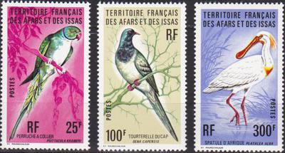 AFARS428-430 - Philatélie - Timbres d'Afars et Issas N° Yvert et Tellier 428 à 430 - Timbres de collection