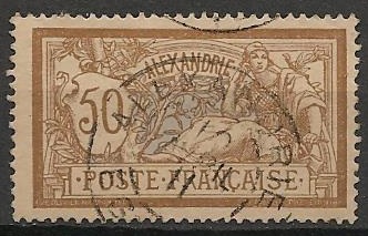 ALEX30 - Philatélie - Timbre d'Alexandrie N° 30 du catalogue Yvert et Tellier - Timbres de collection