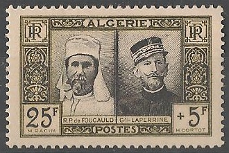 ALG284 - Philatélie - Timbre d'Algérie avant indépendance N° Yvert et Tellier 284 - Timbres de colonies françaises