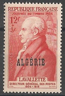 ALG308 - Philatélie - Timbre d'Algérie avant indépendance N° Yvert et Tellier 308 - Timbres de colonies françaises