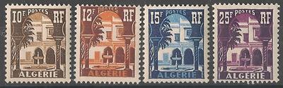 ALG313A-314A - Philatélie - Timbres d'Algérie avant indépendance N° Yvert et Tellier 313A à 314A - Timbres de colonies françaises