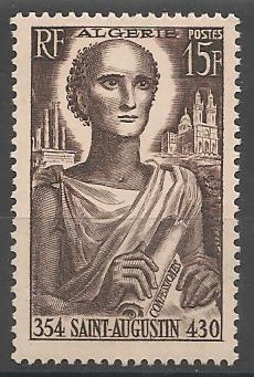 ALG318 - Philatélie - Timbre d'Algérie avant indépendance N° Yvert et Tellier 318 - Timbres de colonies françaises