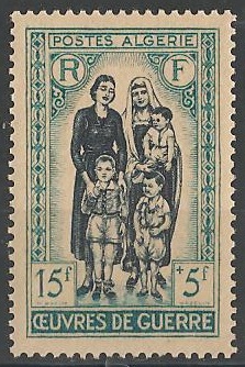 ALG330 - Philatélie - Timbre d'Algérie avant indépendance N° Yvert et Tellier 330 - Timbres de colonies françaises