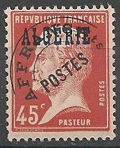 ALGPREO8 - Philatélie - Timbre Préoblitéré d'Algérie N° Yvert et Tellier 8 - Timbres des anciennes colonies françaises avant indépendance