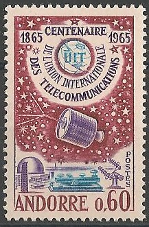 AND173 - Philatélie - Timbre d'Andorre N° Yvert et Tellier 173 - Timbres de collection