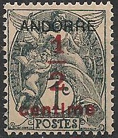 AND1 - Philatélie - Timbre d'Andorre N° Yvert et Tellier 1 - Timbres de collection