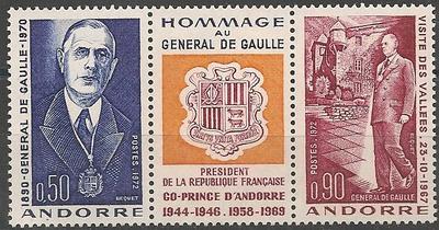 AND225A - Philatélie - Timbre d'Andorre N° Yvert et Tellier 225A - Timbres de collection