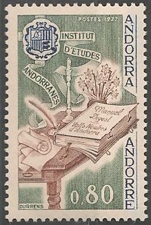 AND263 - Philatélie - Timbre d'Andorre N° Yvert et Tellier 263 - Timbres de collection