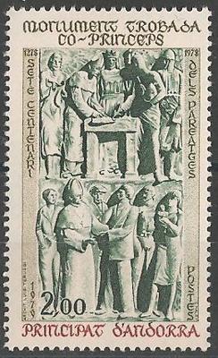 AND280 - Philatélie - Timbre d'Andorre N° Yvert et Tellier 280 - Timbres de collection