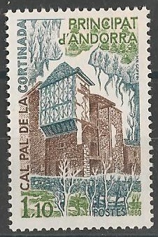 AND282 - Philatélie - Timbre d'Andorre N° Yvert et Tellier 282 - Timbres de collection