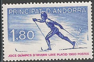 AND283 - Philatélie - Timbre d'Andorre N° Yvert et Tellier 283 - Timbres de collection