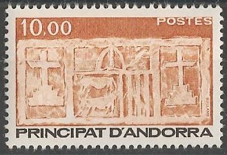 AND337 - Philatélie - Timbre d'Andorre N° Yvert et Tellier 337 - Timbres de collection