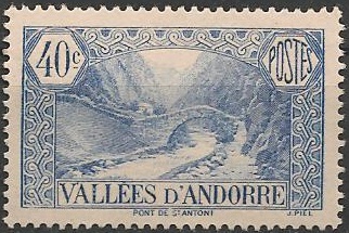 AND33 - Philatélie - Timbre d'Andorre N° Yvert et Tellier 33 - Timbres de collection