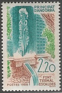 AND371 - Philatélie - Timbre d'Andorre N° Yvert et Tellier 371 - Timbres de collection
