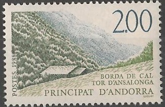 AND372 - Philatélie - Timbre d'Andorre N° Yvert et Tellier 372 - Timbres de collection