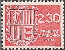 AND387 - Philatélie - Timbre d'Andorre N° Yvert et Tellier 387 - Timbres de collection