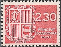 AND387 - Philatélie - Timbre d'Andorre N° Yvert et Tellier 387 - Timbres de collection