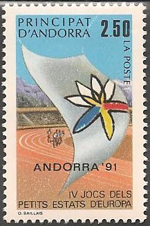 AND401 - Philatélie - Timbre d'Andorre N° Yvert et Tellier 401 - Timbres de collection