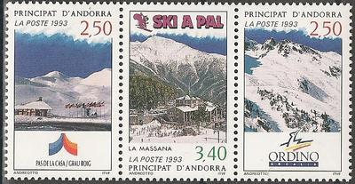 AND429A - Philatélie - Timbre d'Andorre N° Yvert et Tellier 429A - Timbres de collection