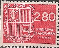 AND435 - Philatélie - Timbre d'Andorre N° Yvert et Tellier 435 - Timbres de collection