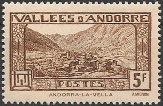 AND43 - Philatélie - Timbre d'Andorre N° Yvert et Tellier 43 - Timbres de collection