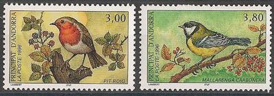 AND470-471 - Philatélie - Timbres d'Andorre N° Yvert et Tellier 470 à 471 - Timbres de collection