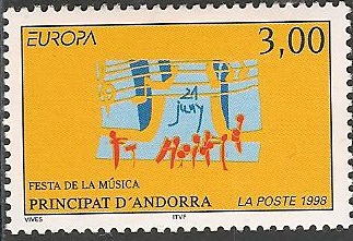 AND504 - Philatélie - Timbre d'Andorre N° Yvert et Tellier 504 - Timbres de collection