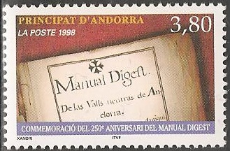 AND511 - Philatélie - Timbre d'Andorre N° Yvert et Tellier 511 - Timbres de collection