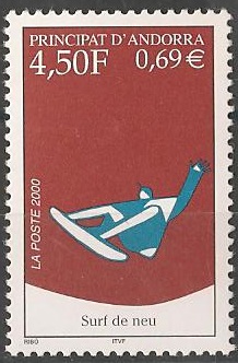 AND526 - Philatélie - Timbre d'Andorre N° Yvert et Tellier 526 - Timbres de collection